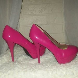 Pink heels